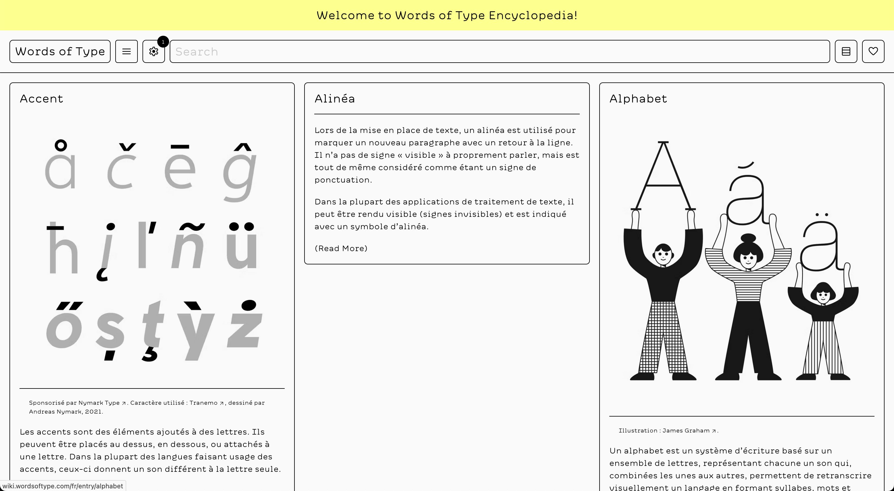 words of type, screenshot